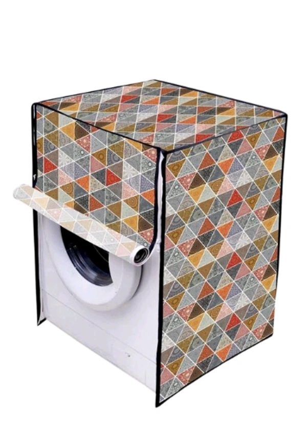 PVC Printed Font loading Machine Covers Dimensions (25"*23.5"*33") and Capacity (320) Liters - 320 Liter, PVC, Pack of 1